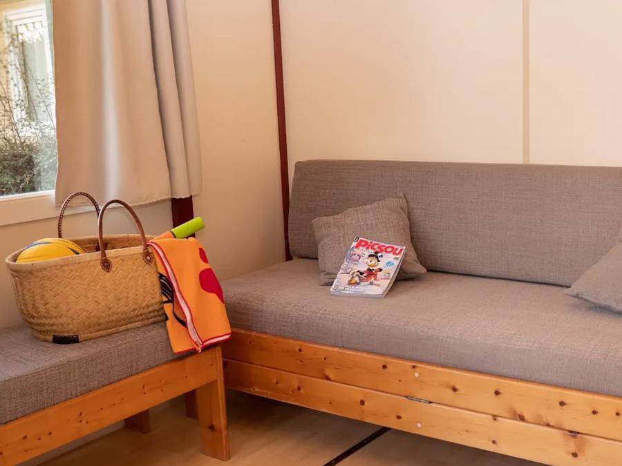 Camping Le Moulin du Bel Air - Chalet 5 persons in Saint-Germain-du-Bel-Air, Quercy