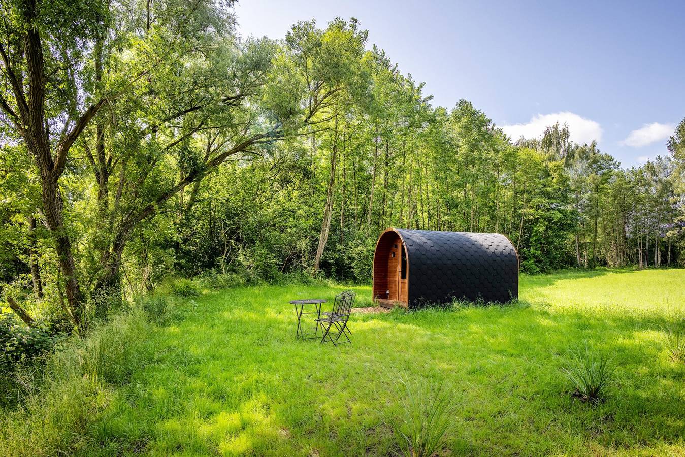 Tinyhaus 'Einzigartiges Schlaffass Am See' mit Garten in Büchen, Kreis Herzogtum Lauenburg