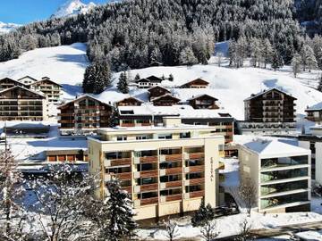 Gîte pour 4 personnes, avec balcon à Loèche-les-Bains