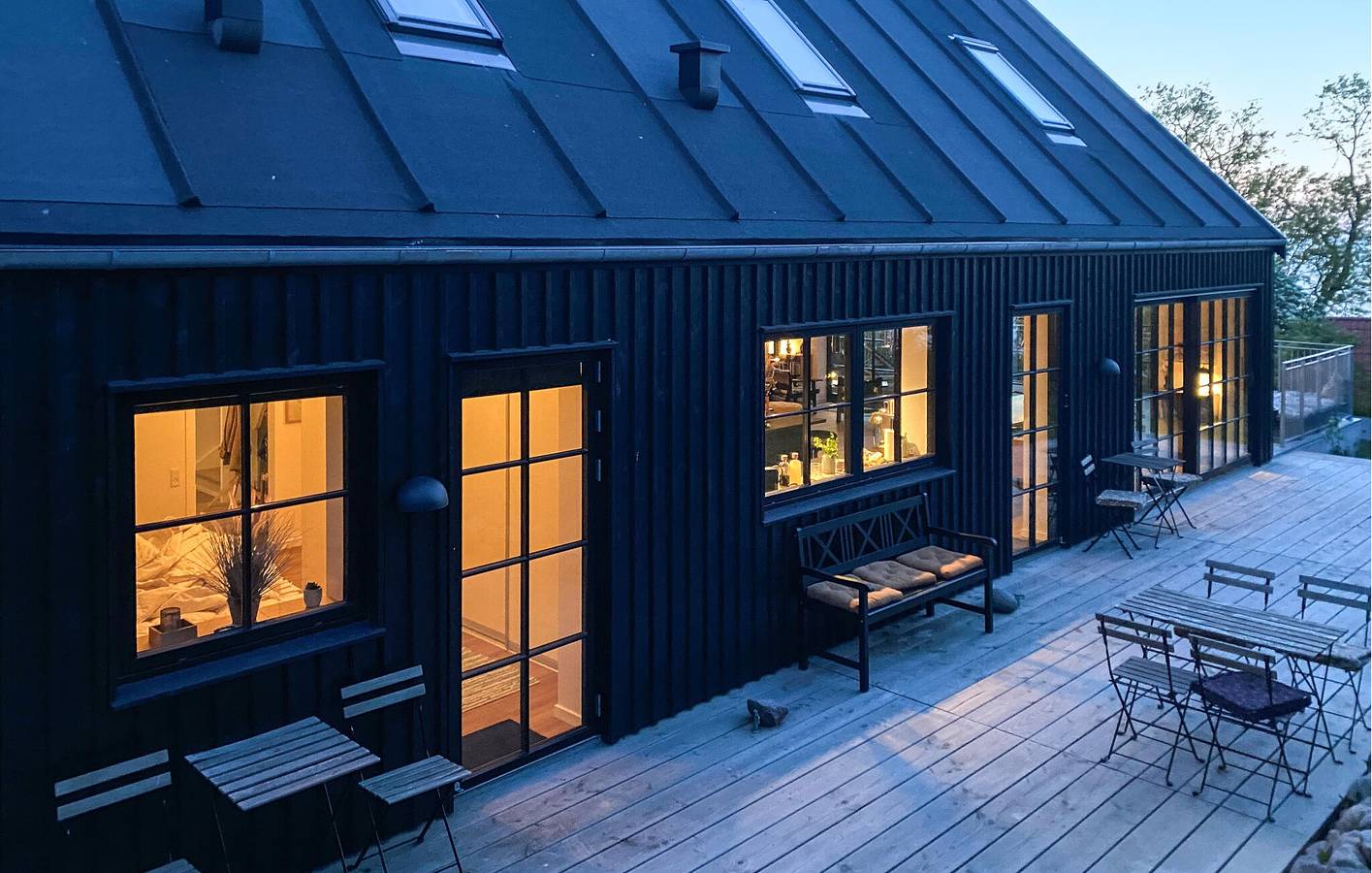 Maison de vacances pour 8 personnes avec terrasse in Listed, Svaneke