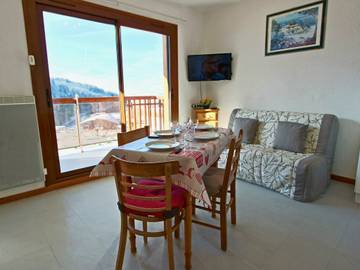 Gîte pour 4 personnes, avec balcon dans Office de Tourisme de Chamrousse