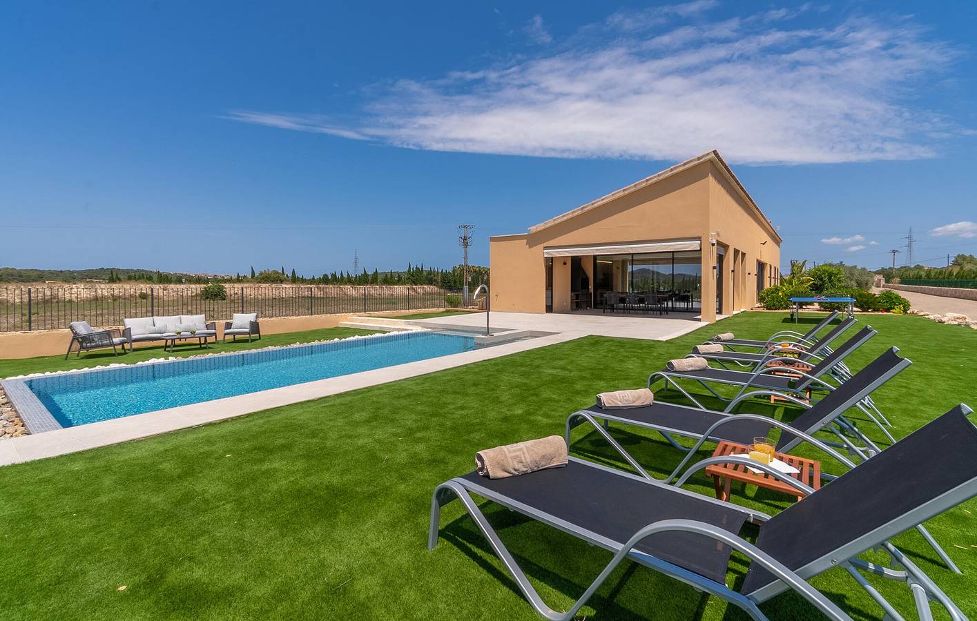 Gemütliches Apartment mit Pool, Terrasse und Grill in Sineu, Mallorca Inselmitte