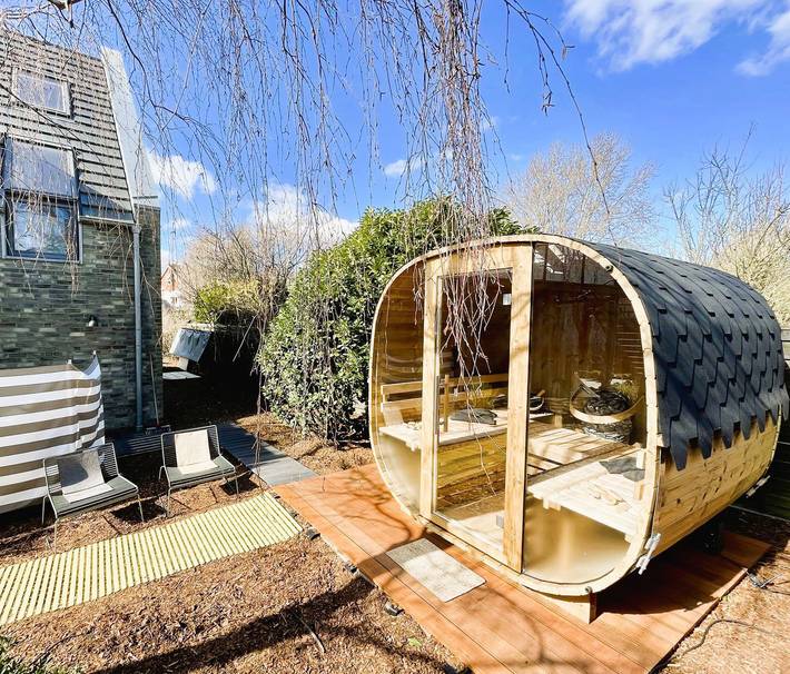 Ferienhaus für 4 Personen, mit Balkon und Terrasse sowie Garten und Sauna in Bockholm - 3