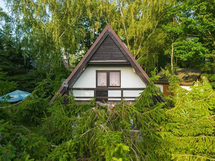 Domek letniskowy dla 9 osób, z ogród i widok, zwierzęta dozwolone w Pojezierze Iławskie