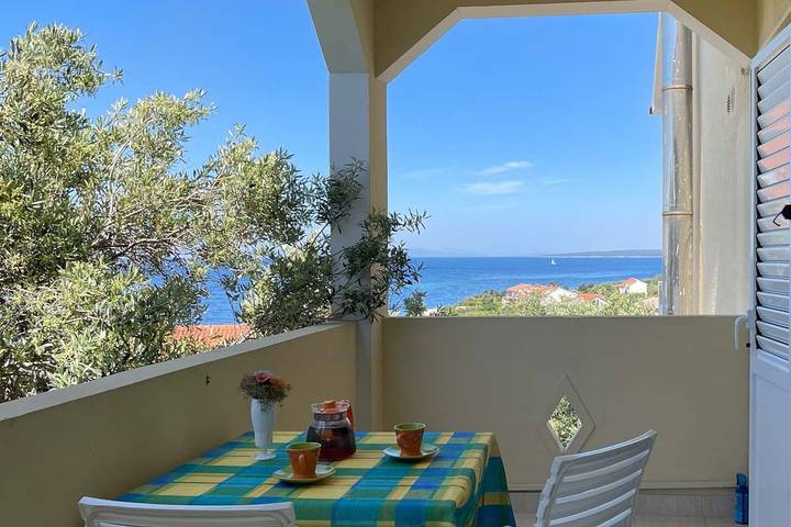 Appartamento per 3 persone, con balcone/terrazza, con animali domestici a Novaglia