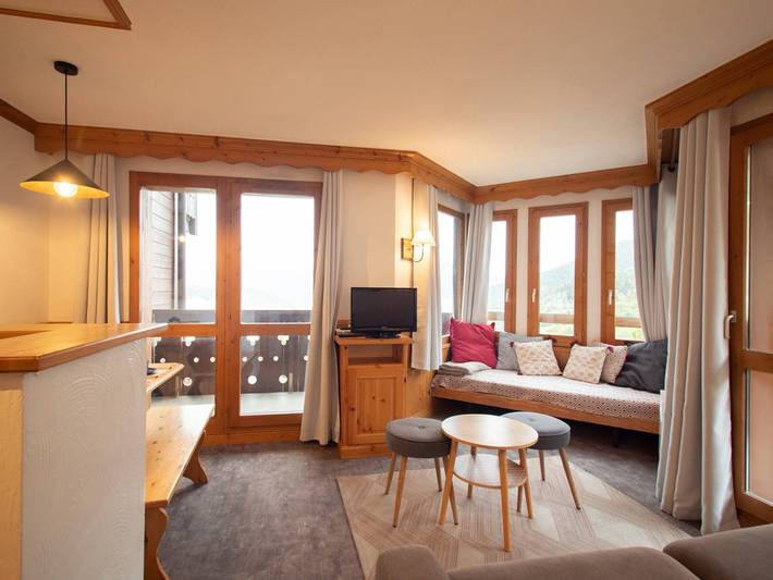 Apartamento entero, Cómodo apartamento con 2 balcones, guardaesquís y servicios incluidos, Valmorel in Valmorel, Les Avanchers-Valmorel
