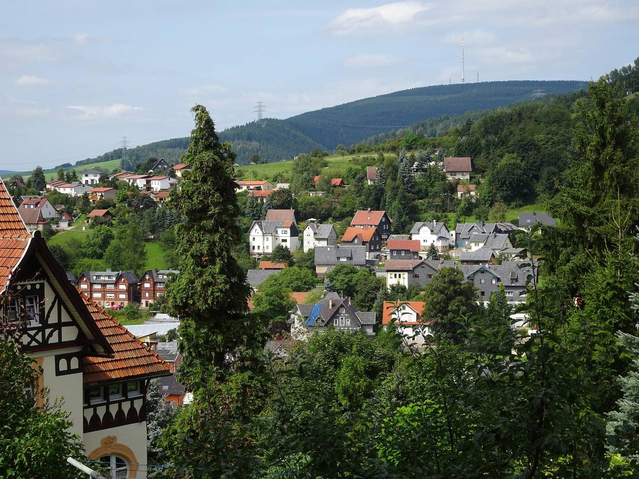 Ferienwohnung Panorama - Ferienwohnung Panorama***** mit Blick auf die Berge in Frankenblick, Thüringer Wald