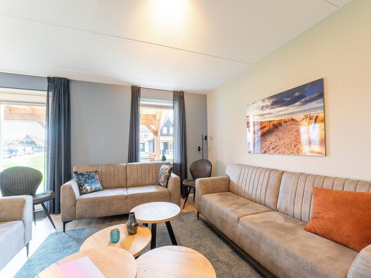 Romantischer Rückzugsort am Strand in Scherpenisse, Niederländische Nordsee