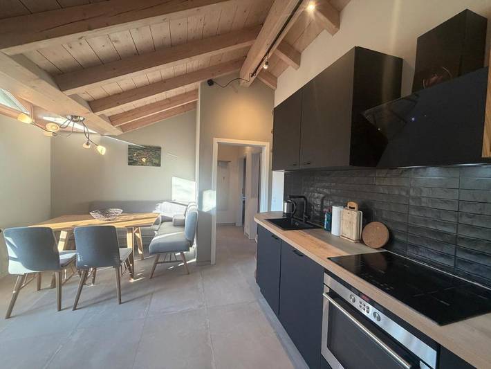 Ferienwohnung für 6 Personen, mit Ausblick und Garten