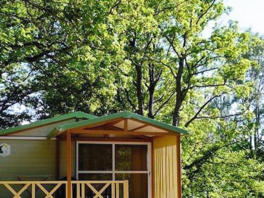 Camping Tikayan Saint Clair - Chalet 4 persons - Chalet Coba Eco in Moustiers-Sainte-Marie, Verdon Regional Natural Park