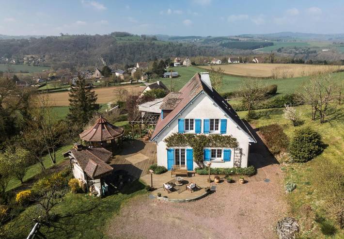 Villa pour 12 personnes, avec jardin et vue, animaux acceptés - 1