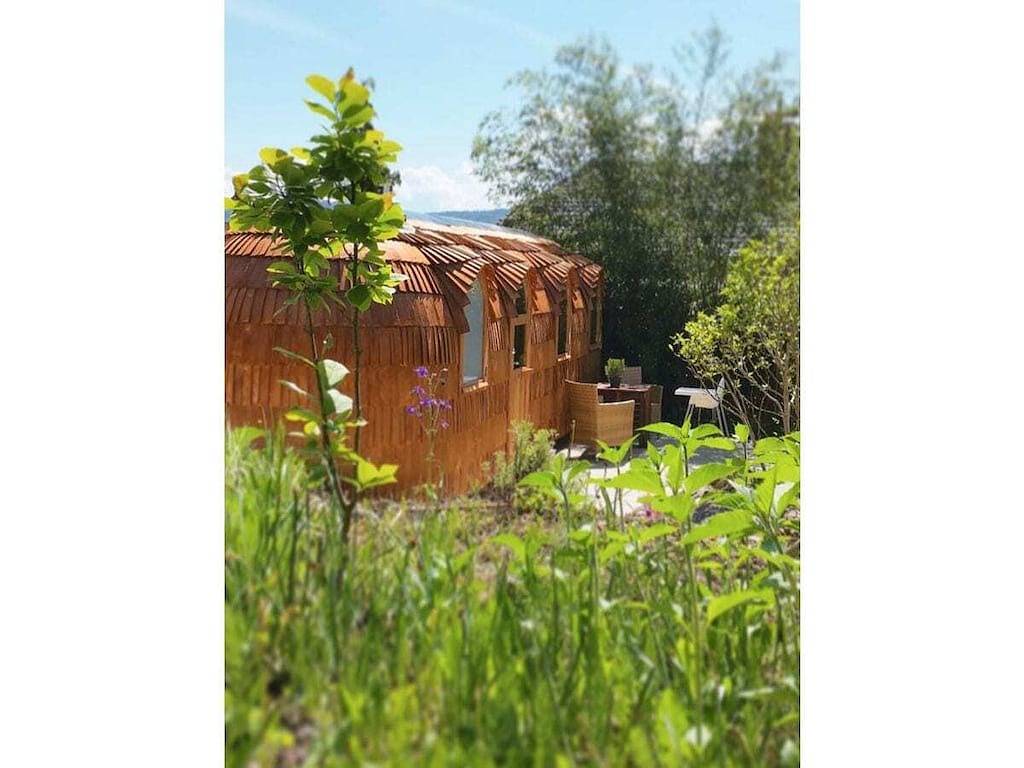 Tiny House Alpenpanorama Chalet Igluhut in Hergensweiler, Bayerisch Schwaben
