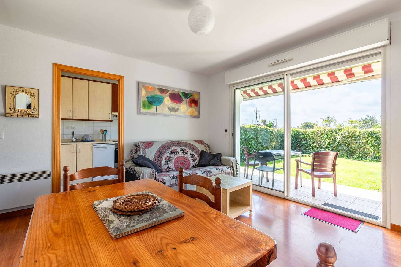 Appartement entier, Joli T2 avec grand jardin et parking in Hendaye, Région de Bayonne