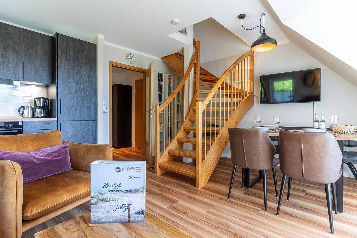 Ganze Wohnung, Elegantes Urlaubsdomizil mit Balkon – stilvoll entspannen in Spo in St. Peter-Bad, St. Peter-Ording