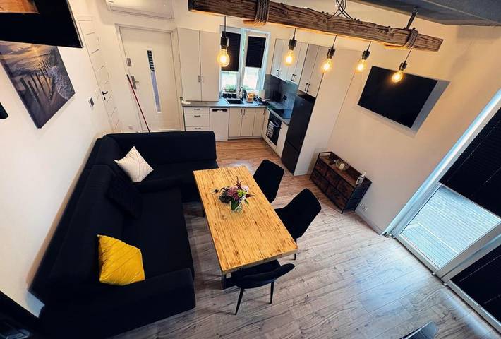 Loft dla 10 osób, z widok i ogród w Mielno