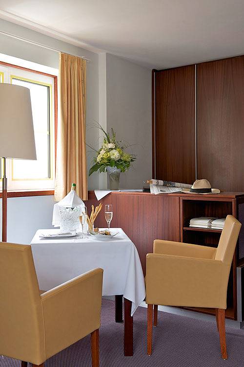 Akzent Hotel Löwen - Doppelzimmer Ortsseite in Region Bodensee-Oberschwaben