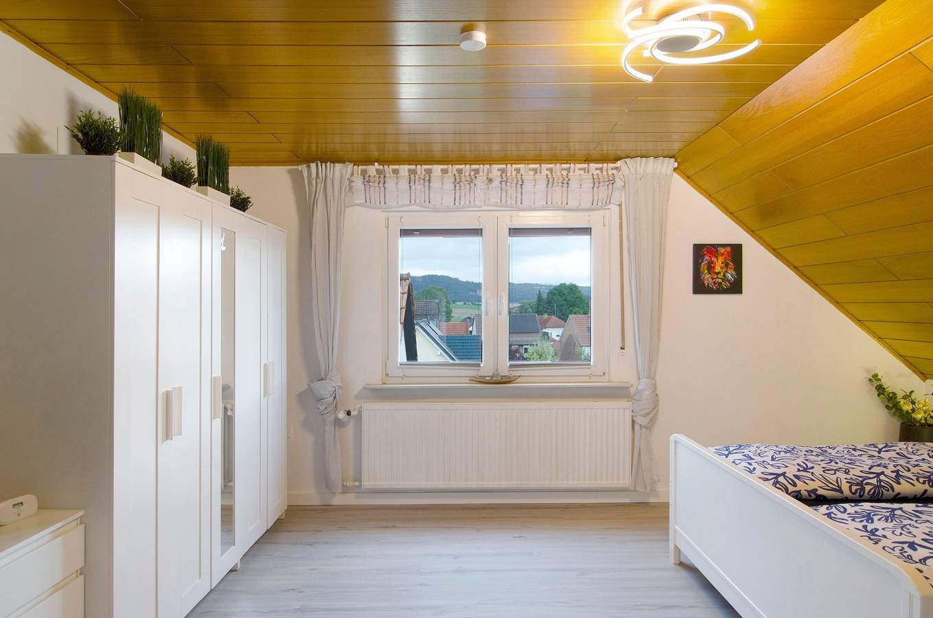 Zimmer 'Ferienwohnung Storchenblick' mit Bergblick und Wi-Fi in Meinhard, Werratal