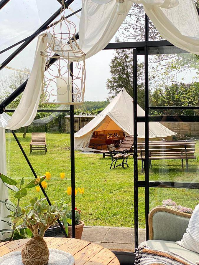 Camping für 4 Personen, mit Ausblick und Garten sowie Pool und Sauna in Dänemark - 4