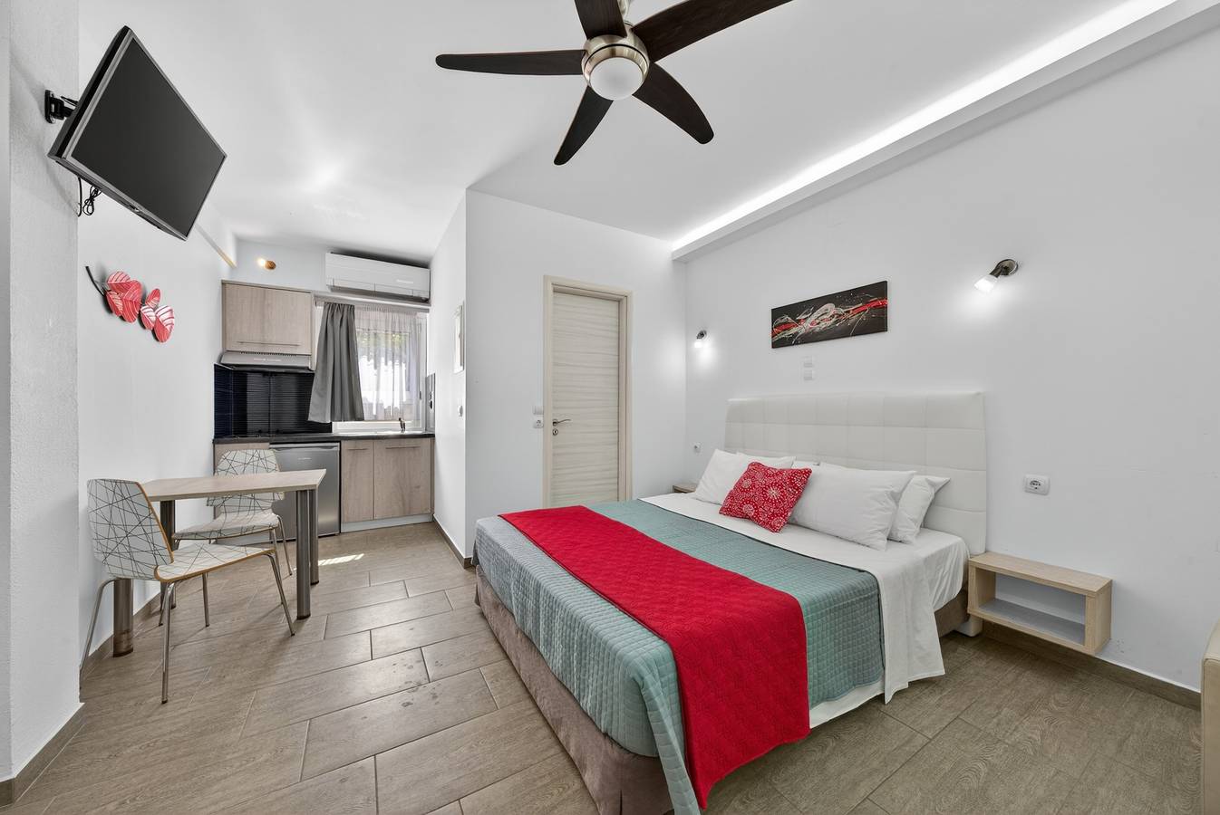 Helt studio, Studio Apartment 'Sivota Colours 22' with Private Terrace, Wi-Fi and Air Conditioning in Sývota, Thesprotiaregionen