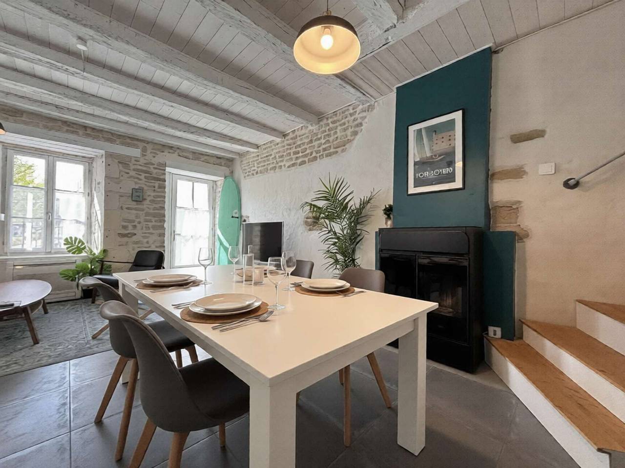 Casa con aire en el centro - 4 pers. in Le Château-d'Oléron, Côte de Beauté