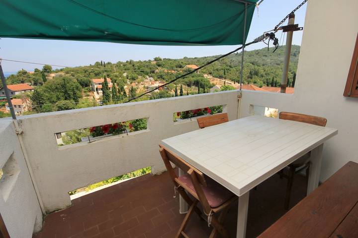 Apartament wakacyjny dla 5 osób, z balkon/ taras, zwierzęta dozwolone w Dugi Otok