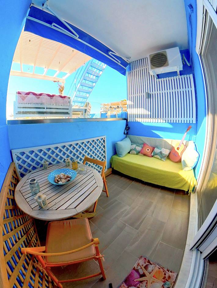 Studio für 2 Personen, mit Meerblick und Balkon, kinderfreundlich auf Rhodos - 4