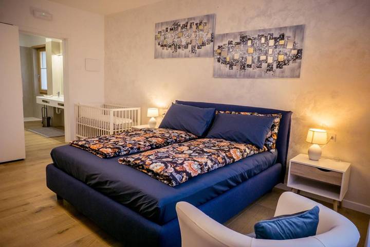 Appartamento per 3 persone, con Terrazza e Giardino nonché Panorama a Pedavena
