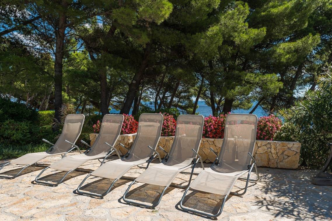 Luxury Beachfront Villa Bol Oasis with private heated pool at the beach on promenade Zlatni Rat - Bol - Brac in Bol, Brac