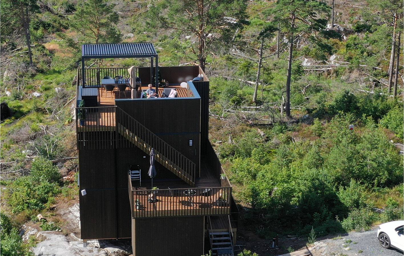 Ferienhaus für 6 Personen mit Terrasse in Risør