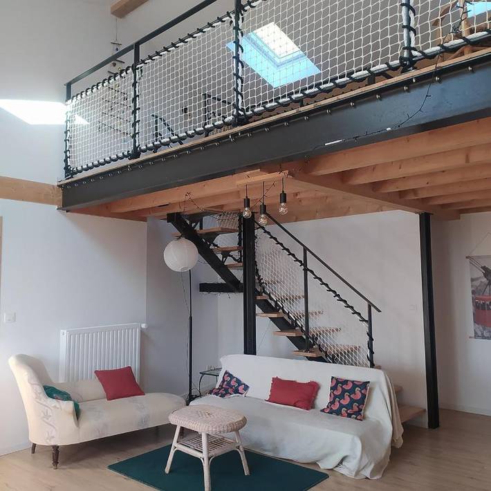Location de vacances pour 7 personnes, avec vue et jardin à Pélussin - 2
