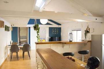 Gîte pour 6 personnes, avec jacuzzi et balcon à Melun