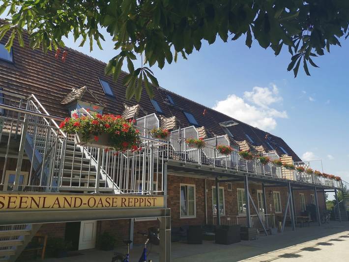 Ferienwohnung für 3 Personen, mit Garten und Sauna, mit Haustier in Senftenberg