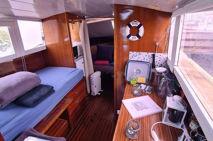 Péniche pour 3 personnes, avec terrasse en Normandie - 4