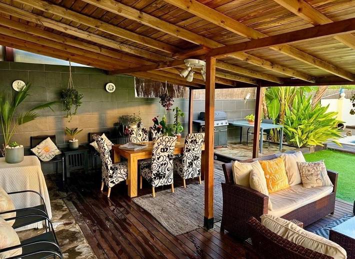 Casa rural para 8 personas, con vistas además de piscina y jardín en Olérdola - 4