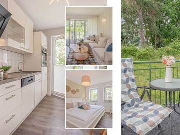 Ferienwohnung für 2 Personen, mit Terrasse in Drei Kaiserbäder