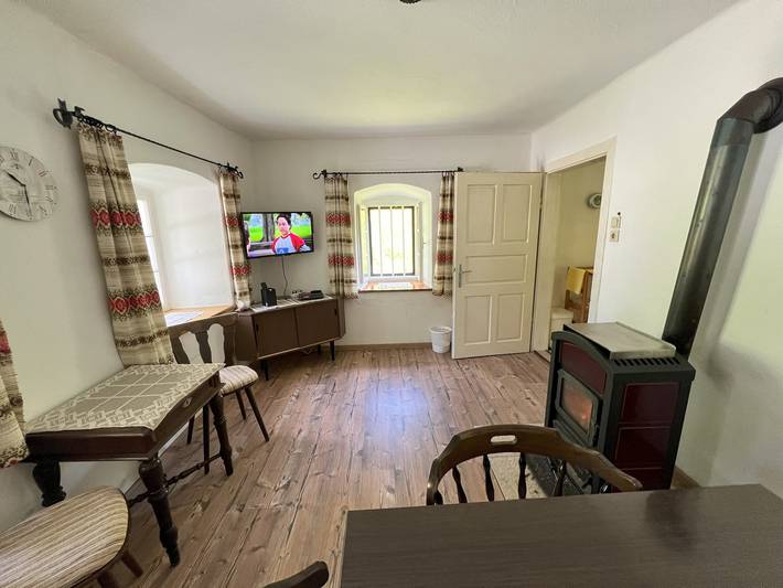 Ferienhaus für 5 Personen, mit Balkon und Garten