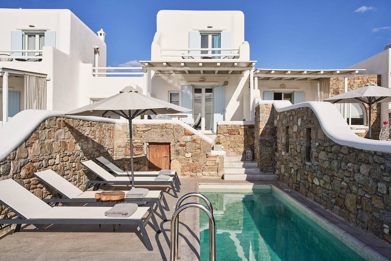 Exquisite Mykonos  Villa | Villa Cyan  | 2 Bedrooms | Breathtaking Sunset View of Aegean Sea | Private Pool | Tourlos in Tourlos (Mykonos), Mykonos