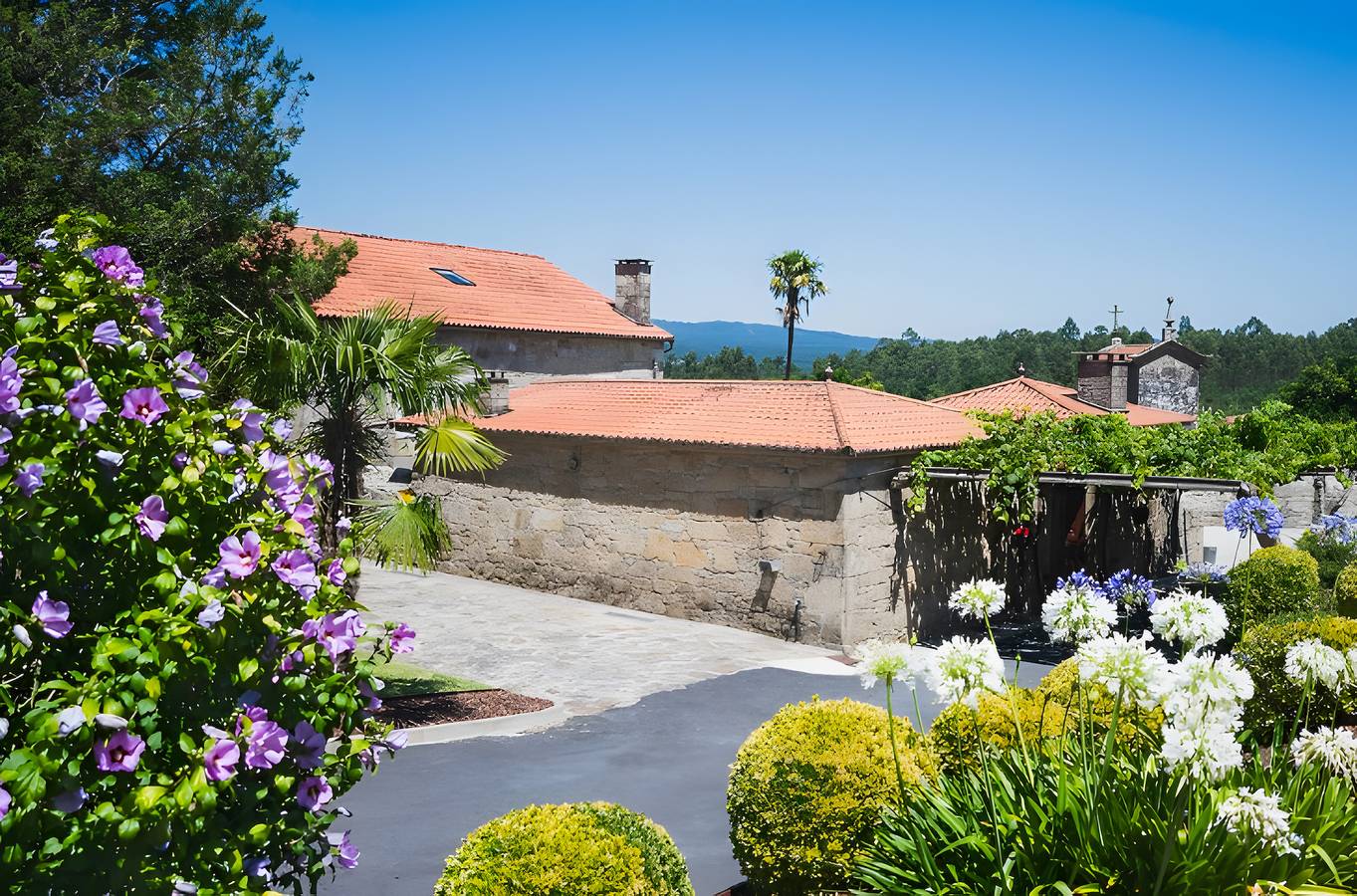 La maison des Barbazanes in Brión, Costa de Galicia
