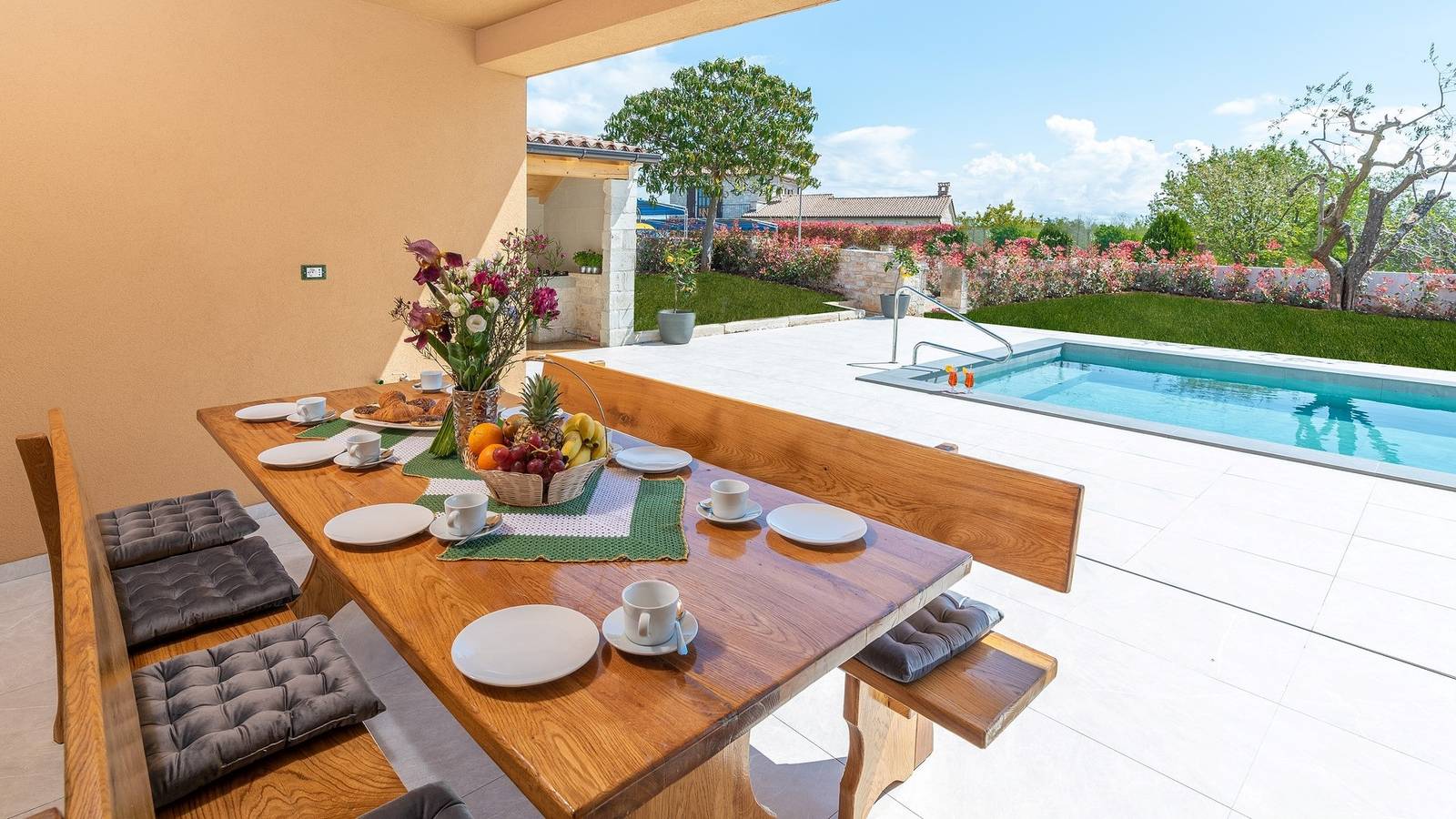 Wunderschöne Villa Vias Oliveti mit Swimmingpool  in Vizinada, Zentralistrien