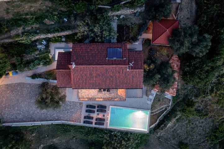 Ferienhaus mit Pool und Klimaanlage in Supetarska Draga, Rab