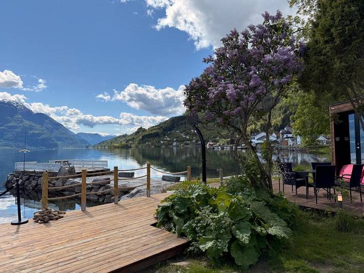 Ferienhaus für 2 Personen, mit Ausblick und Garten sowie Sauna, mit Haustier am Fjord (Norwegen) - 2