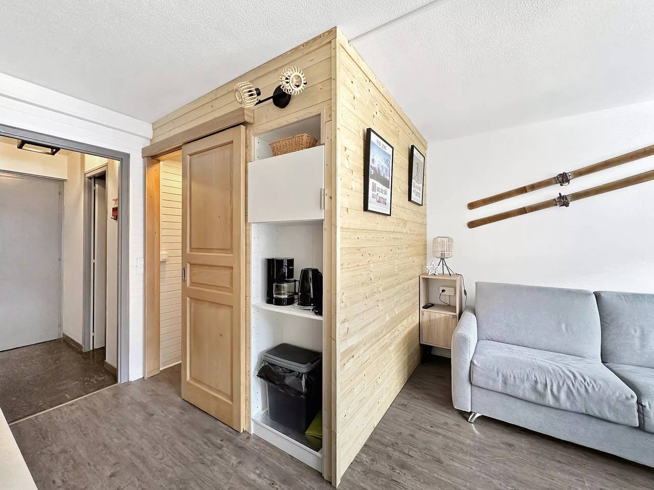Estudio entero, Cl124 - Estudio cabaña acogedor 4 pers. centro in Les Carroz, Arâches-la-Frasse
