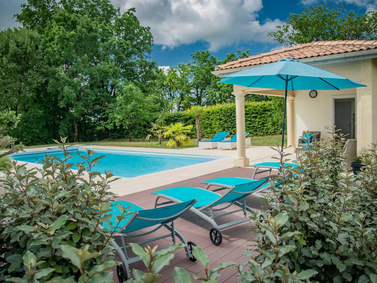 Belle villa avec piscine privée et pool house
 in Montaigu-de-Quercy, Tarn-et-Garonne