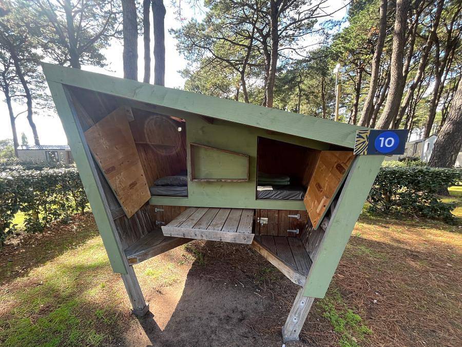 Camping Ushuaïa Villages L'estuaire - Unique 2 personnes - Randoétapes - Structure bois + électricité in Paimbœuf, Vallée de la Loire