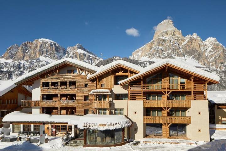 Hôtel pour 7 personnes, avec sauna ainsi que terrasse et vue, animaux acceptés à Corvara in Badia - 3