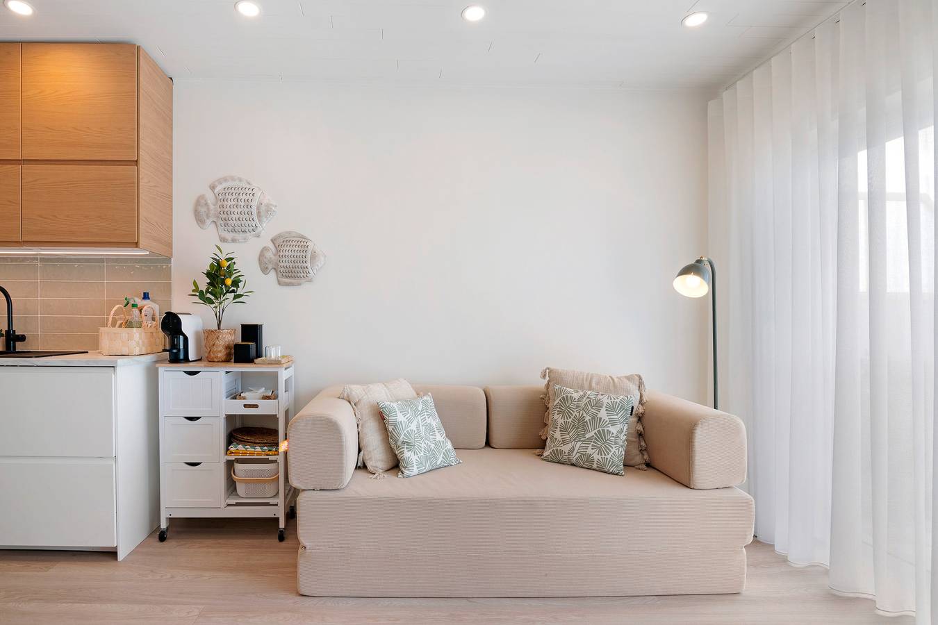 Ganze Wohnung, Apartment 'Mira Mar' mit Meerblick, Balkon und Wlan in Monte Gordo, Faro Distrikt