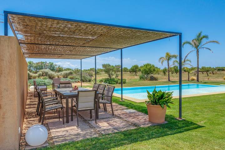 Maison de vacances 'Finca Thalassa' avec vue sur les montagnes, Wi-Fi et climatisation in Campos, Majorque du Sud