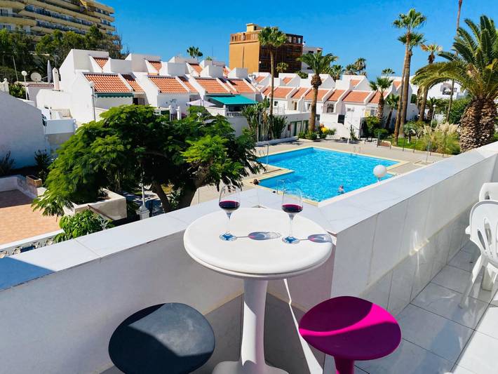 Bungalow für 6 Personen, mit Terrasse und Pool an der Costa Adeje