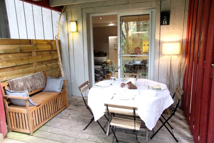Gîte pour 4 personnes, avec terrasse ainsi que piscine et jardin à Moliets-et-Maa - 4