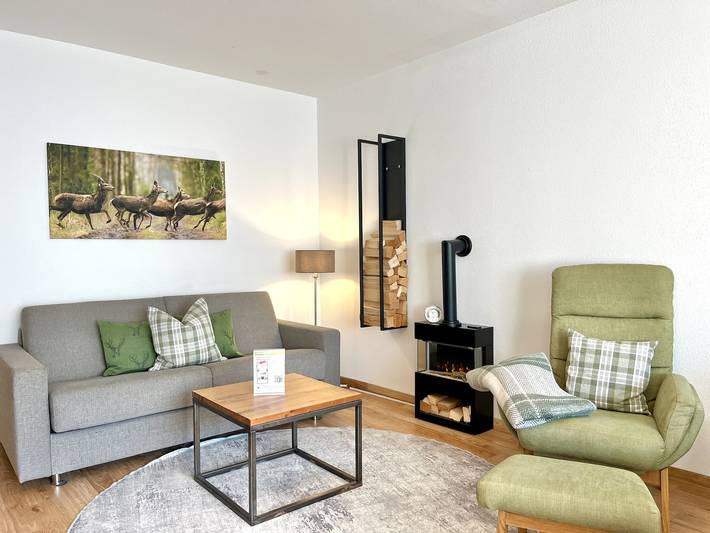 Ferienwohnung für 4 Personen, mit Ausblick und Garten sowie Balkon und Sauna, mit Haustier - 1